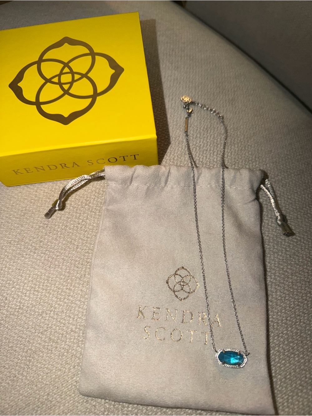Kendra Scott Elisa Silver Pendant Necklace